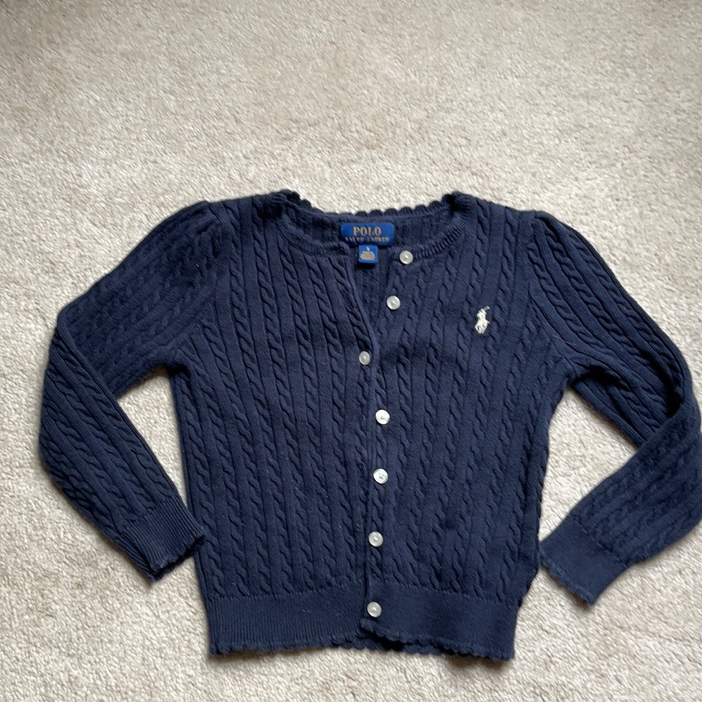 Navy Ralph Lauren Cardigan